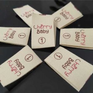 Mác vải cotton gập đôi gắn đồ trẻ em