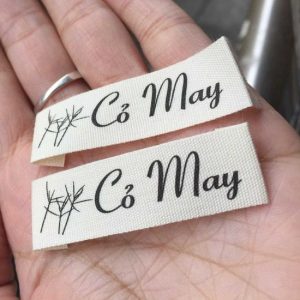 Mác vải cotton dập biên sẵn