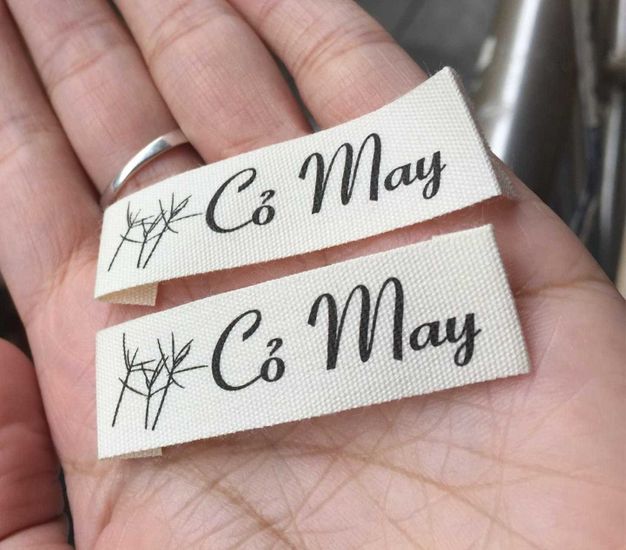 Mác vải cotton dập biên sẵn