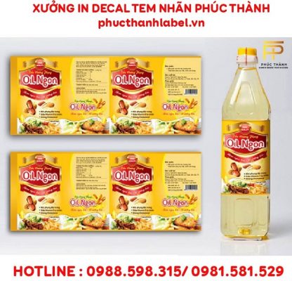 NHÃN DÁN CHAI DẦU ĂN - https://indetphucthanh.com/dm/decal-in-tem-nhan/in-nhan-dan-chai/