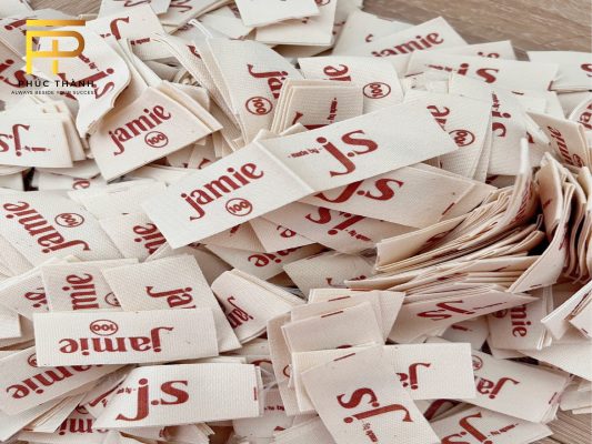 nhãn mác quần áo - mác cotton 100% từ loại vải tự nhiên