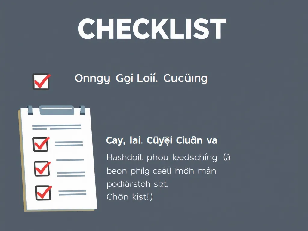 Hình minh họa: Checklist Đóng Gói Cuối Cùng và Lưu Ý Duyệt Mẫu Hình minh họa: Checklist Đóng Gói Cuối Cùng và Lưu Ý Duyệt Mẫu
