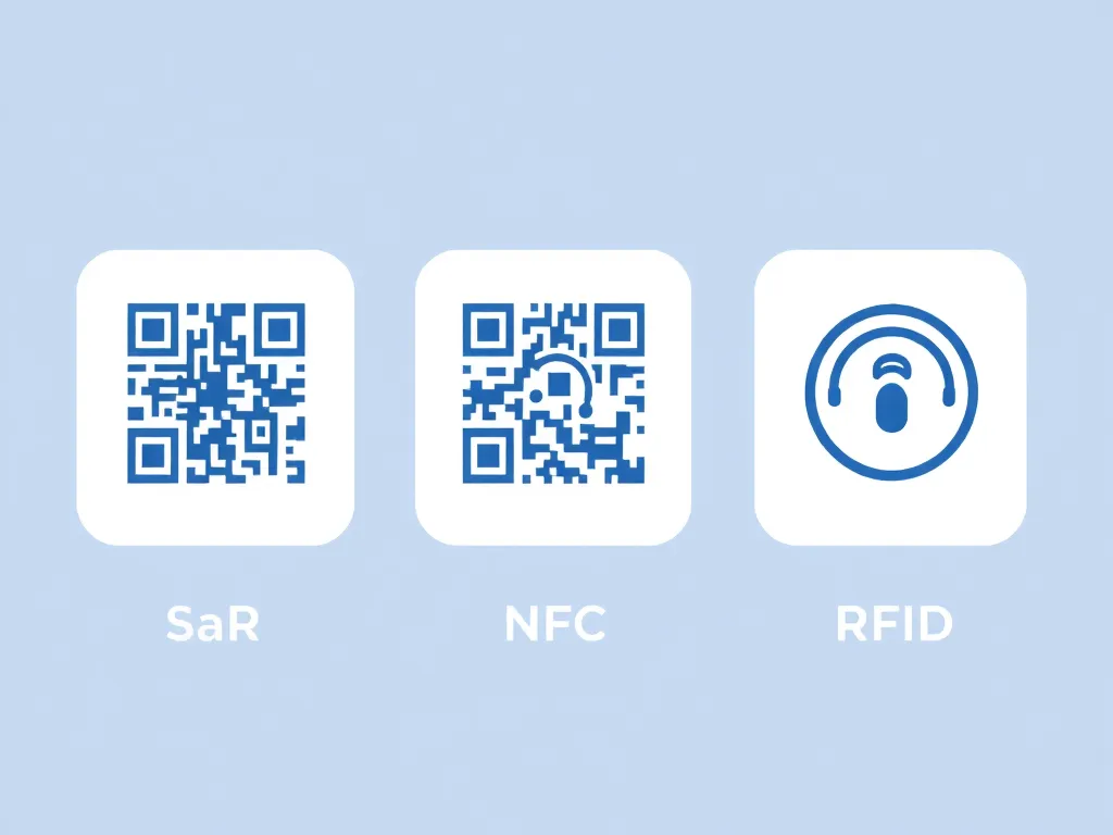 Hình minh họa: So sánh 3 công nghệ nhãn điện tử QR, NFC, RFID được khuyến khích sử dụng Hình minh họa: So sánh 3 công nghệ nhãn điện tử QR, NFC, RFID được khuyến khích sử dụng